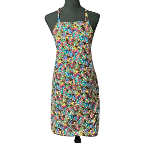 Handmade Reversible Christmas Holiday Apron - Picture 3 of 9